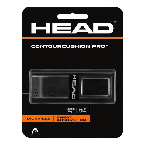 HEAD Contour Cushion Pro Tennis Racket Replacement Grip - High-Tack, Perforated, Moisture Absorption