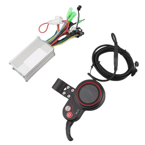 Yosoo Health Gear Electric Scooter Brushless Speed Controller, 48V 250/350W, LCD Display Control Panel with Switch, Color Screen Dual Mode