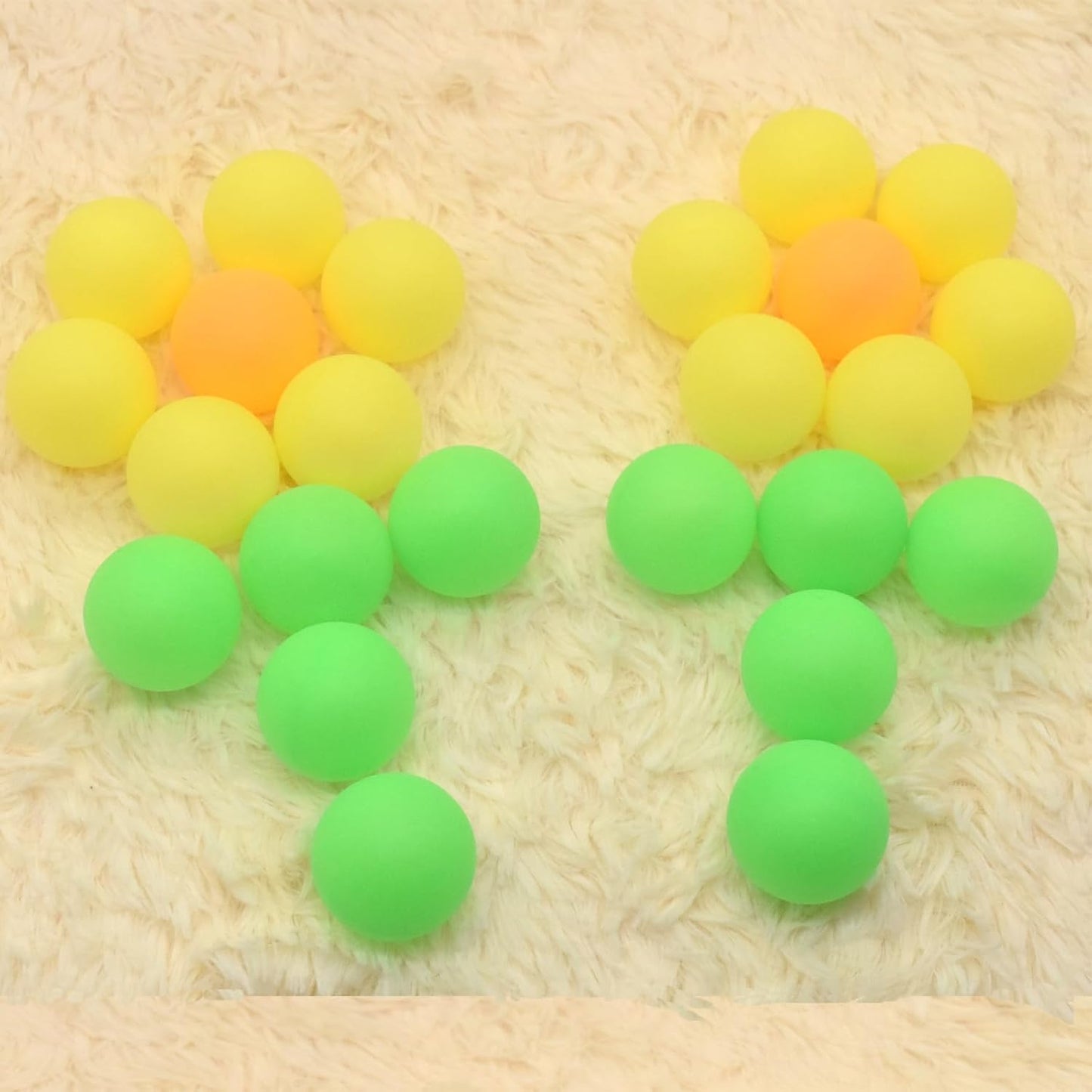 Skiennix 120 Pack Colored Ping Pong Balls - 40mm Table Tennis Balls for Fun Games & DIY Projects