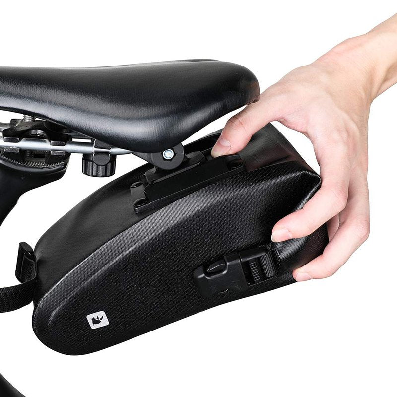 Rhinowalk Bike Saddle Bag Waterproof Bicycle Under Seat Bag Quick Disassembly Rainproof Mountain Road Bike Seat Bag Bicycle Professional Cycling Accessories