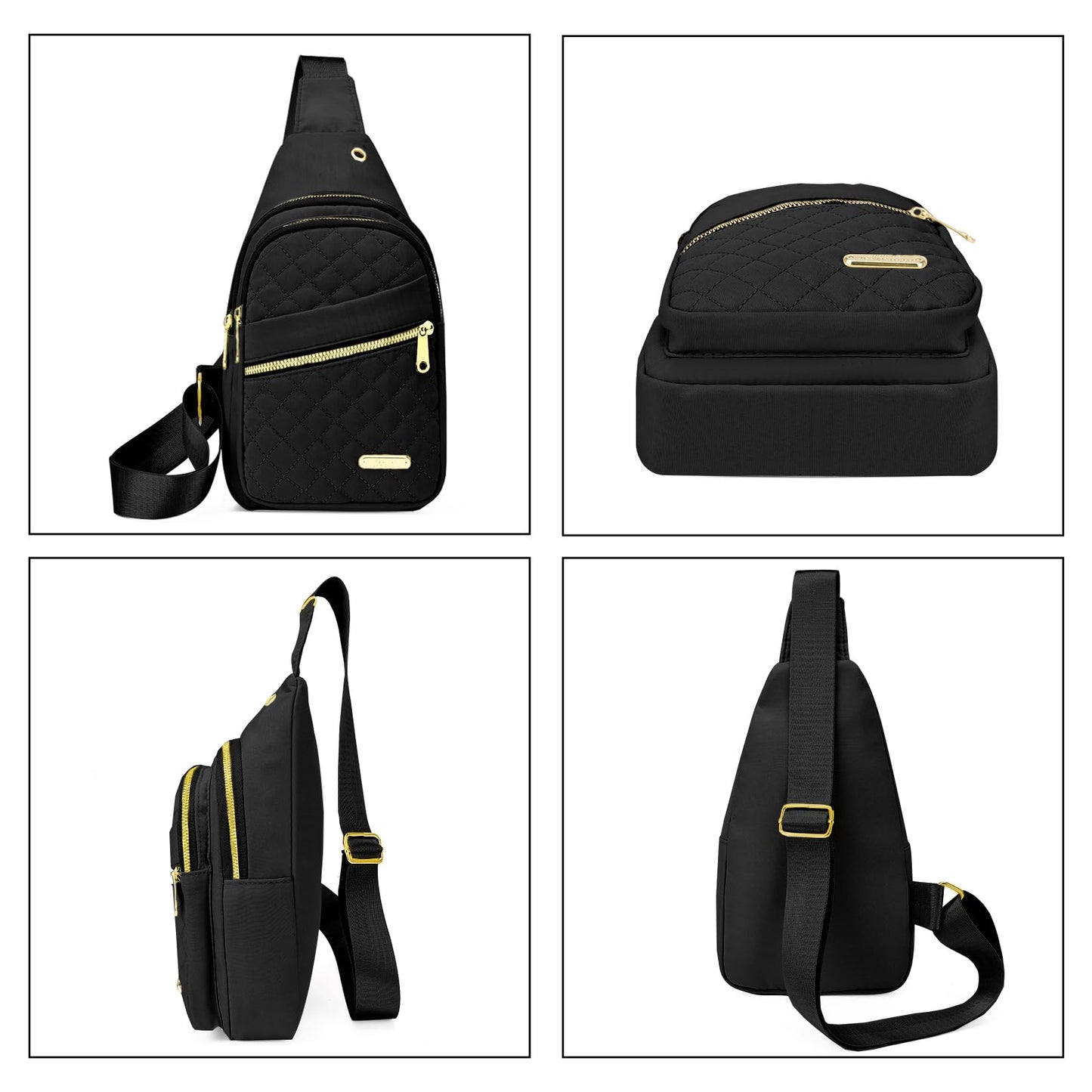 Aisijimo Small Sling Bag For Women Men Casual Crossbody Sling Backpack