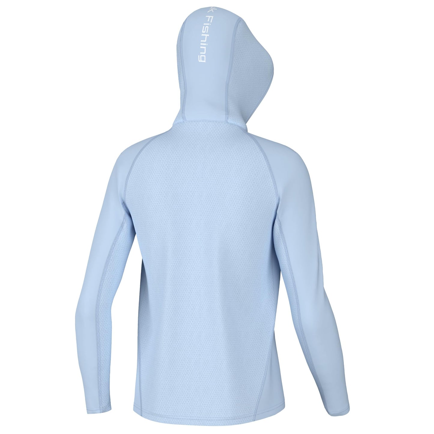 HUK Youth Icon X Hoodie, Fishing Shirt with Sun Protection for Kids, Ice Water, Large