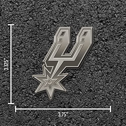 San Antonio Spurs Antique Nickel Auto Emblem for Car & Truck