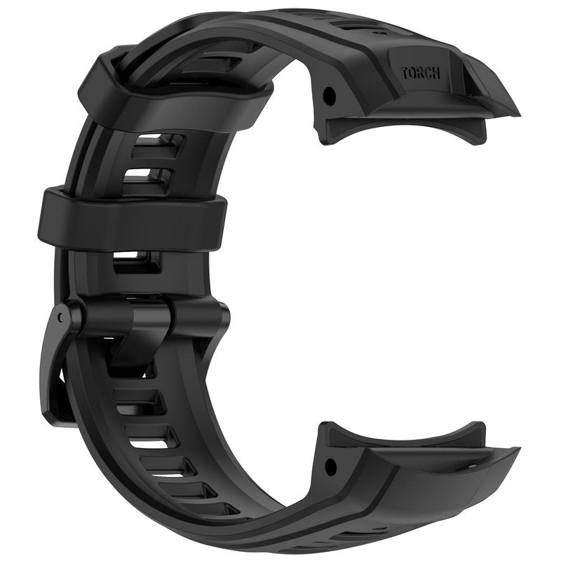 MOTONG Compatible with Garmin Instinct 3 45mm Replacement Band - Repalcement Silicone Wrist Watch Strap Band Compatible with Garmin Instinct 3 50mm(Black)