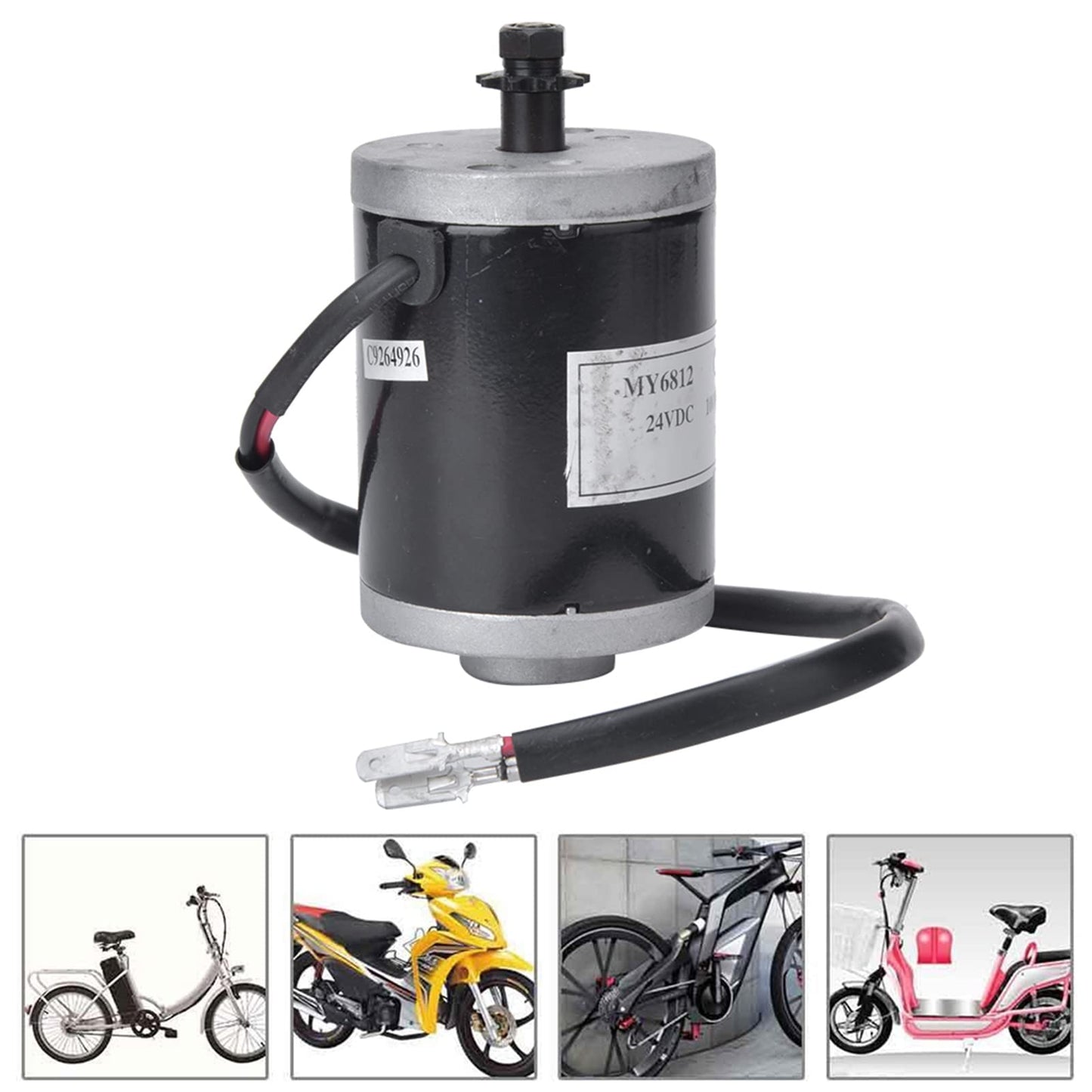 HEITIGN Motor Electrico para Motocicleta Motor Upgrade 24V 100w High Motor with Sprocket Teeth Accessory for Electric Scooter My6812