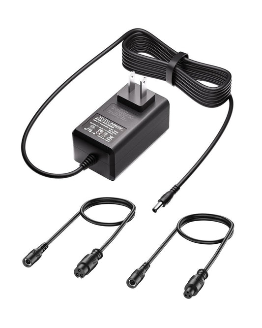 VHBW 29.4V Charger for 24V / 25.2V / 25.6V / 25.9V Lithium Battery Scooters & Balance Bikes, LED Charging Indicator (Not for 36V / 42V Systems)