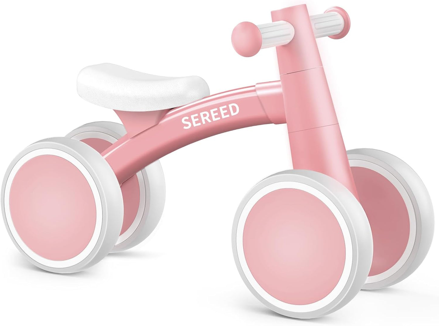 SEREED Baby Balance Bike - 4-Wheel Toddler Bike for 1-Year-Olds | Perfect First Birthday Gift
