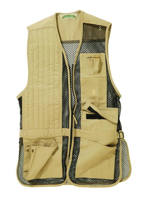 Bob-Allen Shooting Vest, Left Handed, Black, 2X