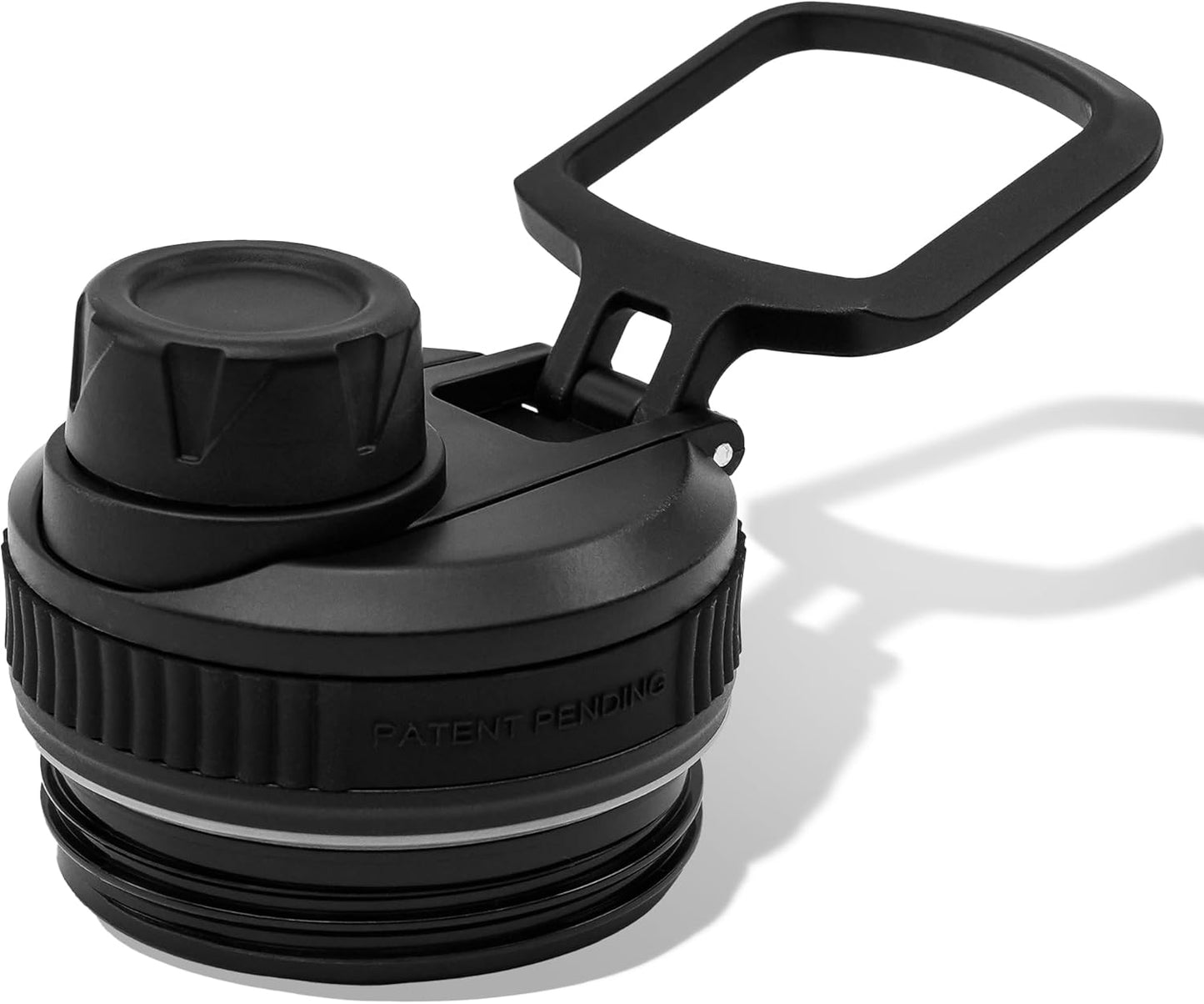 SmartKap Yeti Lid - Leakproof Wide Loop Handle for Rambler 12/18/26/36/46/64 Oz | BPA Free & Dishwasher Safe