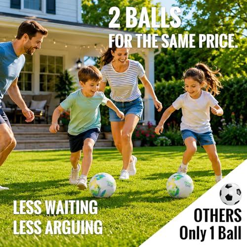 VavaCava Portable 4x3 Soccer Goal Set with 2 Goals, Balls, Cones & Accessories