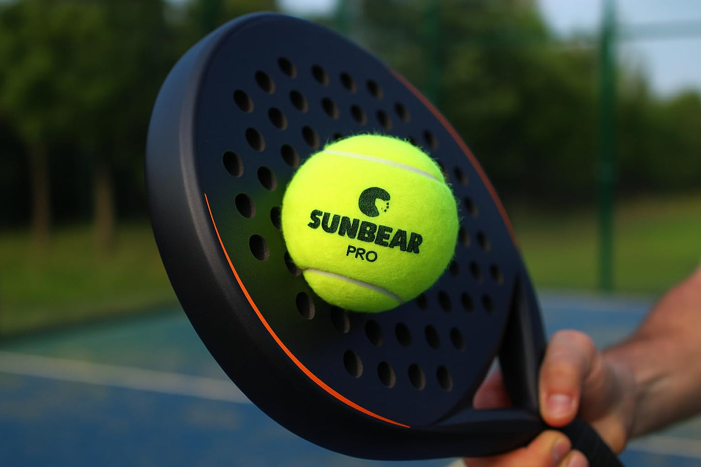 Sunbear Padel Balls – Pro Edition 3 Pack | Tournament Quality Pressurised Balls for Padel Tennis – Fast & Lively Bounce, Durable Felt, Long-Lasting Performance