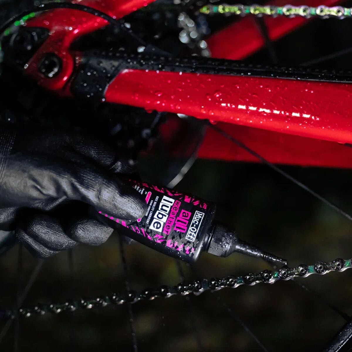 Muc-Off All-Weather Chain Lube - Biodegradable Bike Chain Oil for All Conditions | 4 fl oz Refill