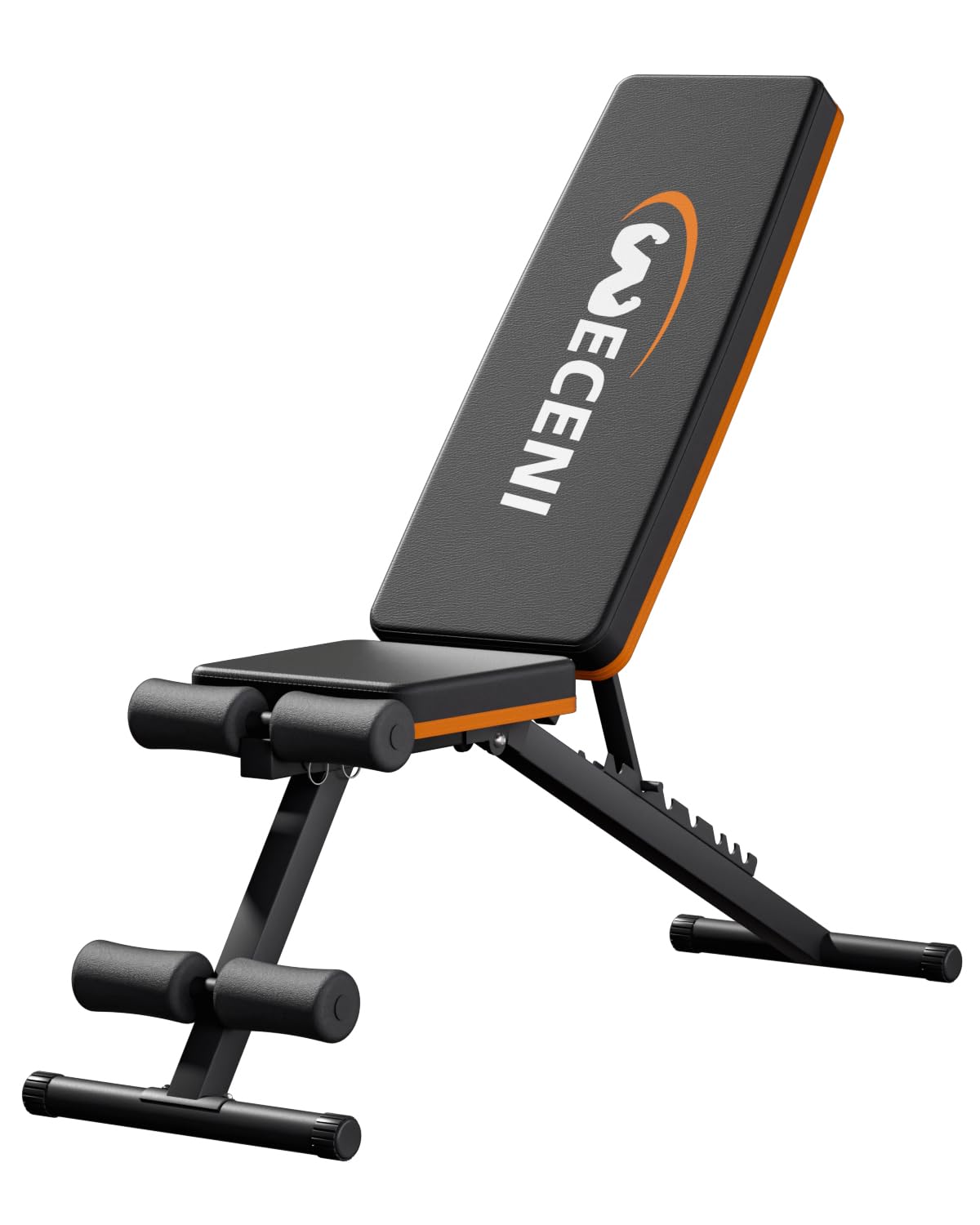 WECENI Adjustable Weight Bench,Adjustable weight bench, Multi-Functional Foldable workout Bench Press with 660 LBS Capacity, Strength Training Equipment gym for Home, Full heavy duty fitness bench gym at home.