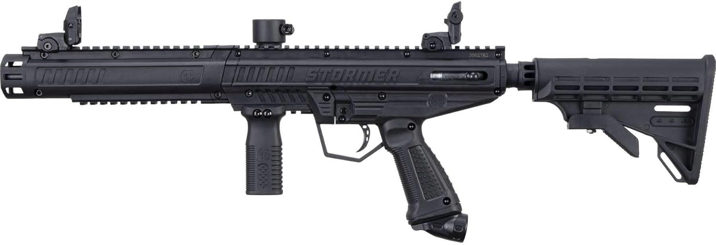 Tippmann Stormer Tactical Marker - High-Performance Paintball Gun | Sleek Black Design