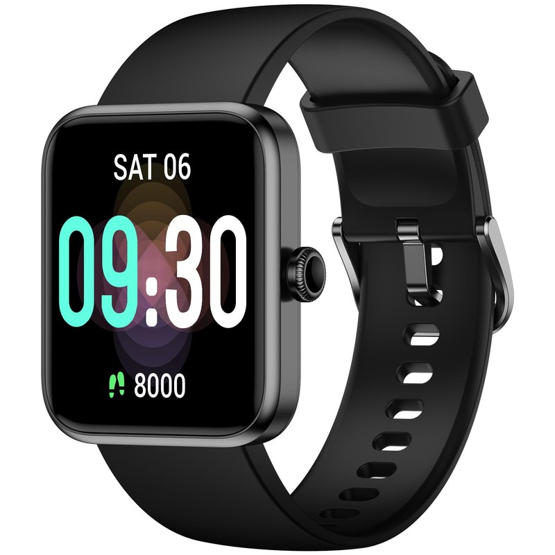 TYKOIT Smart Watch, Fitness Tracker with Heart Rate Monitor, Blood Oxygen, Sleep Tracker, 44mm Touchscreen Smartwatch for Android iOS Waterproof Pedometer Watches Step Calories Tracker for Women Men