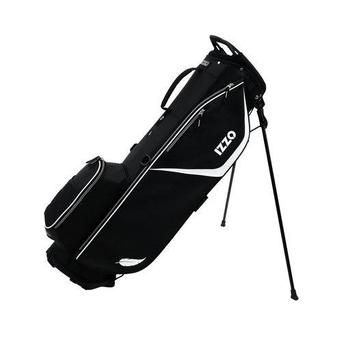 Izzo Ultra Lite Stand Bag, Black,Black/White 3.2 pounds
