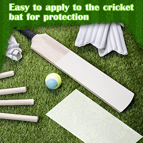 Cricket Bat Protection Sheets - 4 Pcs Anti Scuff Tape, One Size
