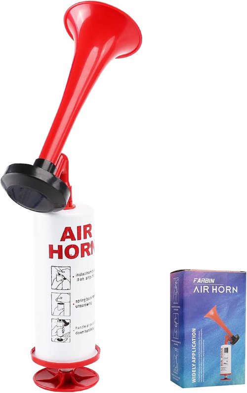 FARBIN Portable Air Horn - Loud Handheld Signal Horn for Safety | Ideal for Boating, Sports, Camping