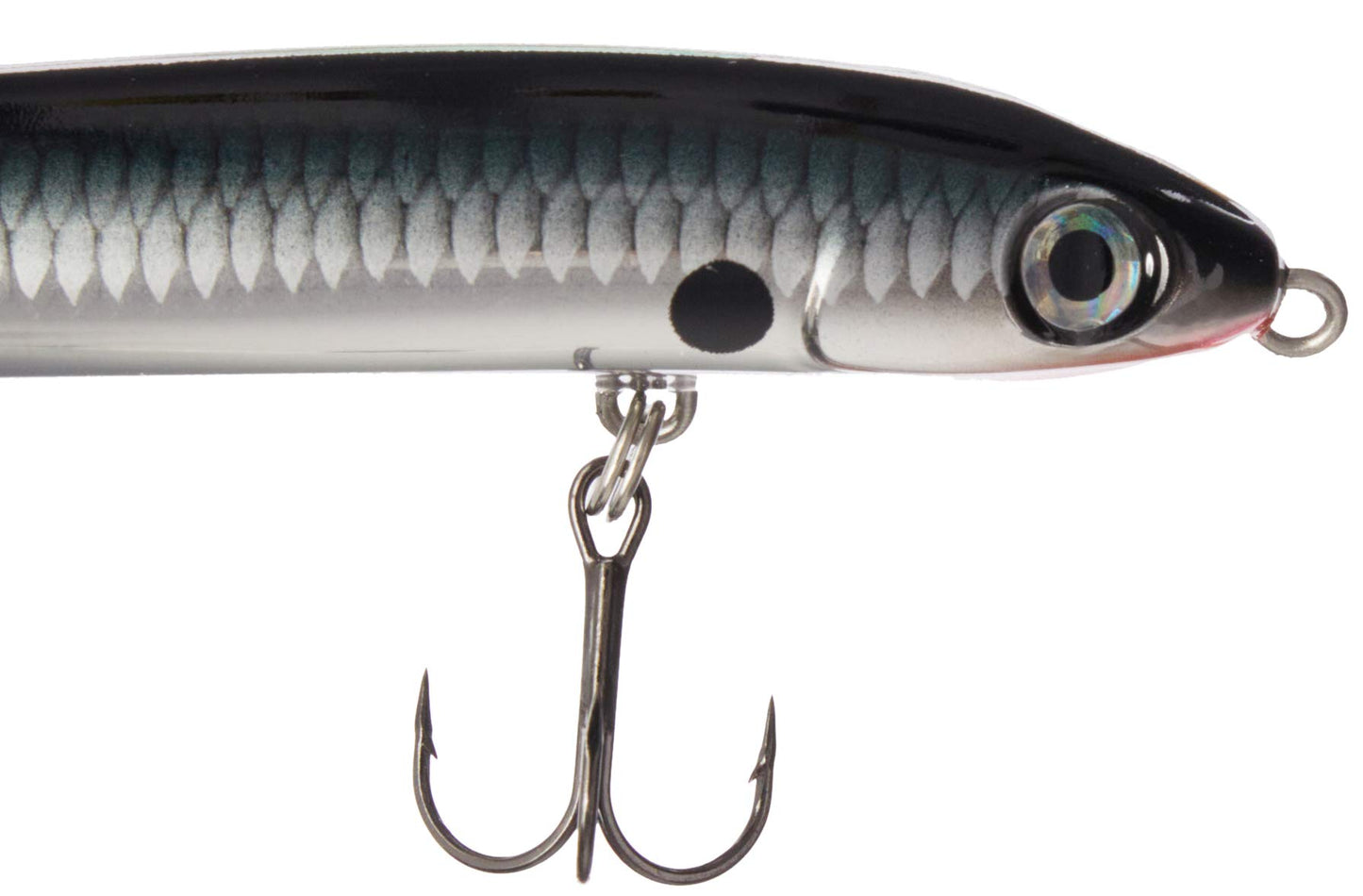 Rapala Skitter V Hard Bait Lure, Freshwater, Size 10, 4" Length, Topwater Depth, Chrome, Package of 1