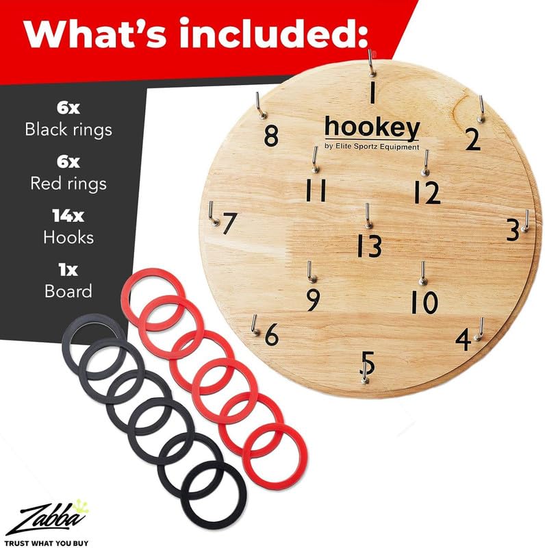 Elite Sportz 20-Inch Outdoor Ring Toss Game for Kids & Adults - Backyard Lawn Game
