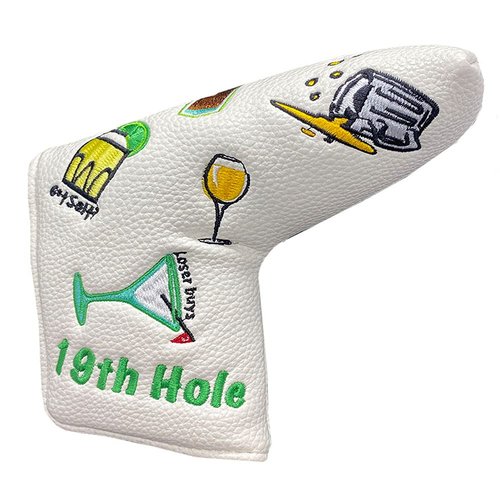 Giggle Golf 19th Hole Golf Headcovers – Funny Cocktail Driver & Fairway Covers & 3-Pack Set – Premium PU Leather, Fits Most Golf Clubs, Great Gift for Women & Men (for Blade)