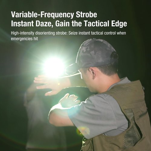 klarus X2 Ultra-Thin Palm-Sized EDC Tactical Flashlight, 3000 Lumens Compact & Mighty Pocket Light, USB-C Rechargeable, Dual Switch, OLED, IPX6 for Outdoor/Duty/Emergency