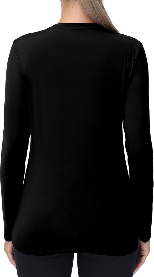 Isnowood Women's UPF 50+ Sun Protection Long Sleeve Shirts - UV Rash Guard Athletic Tops for Hiking & Running