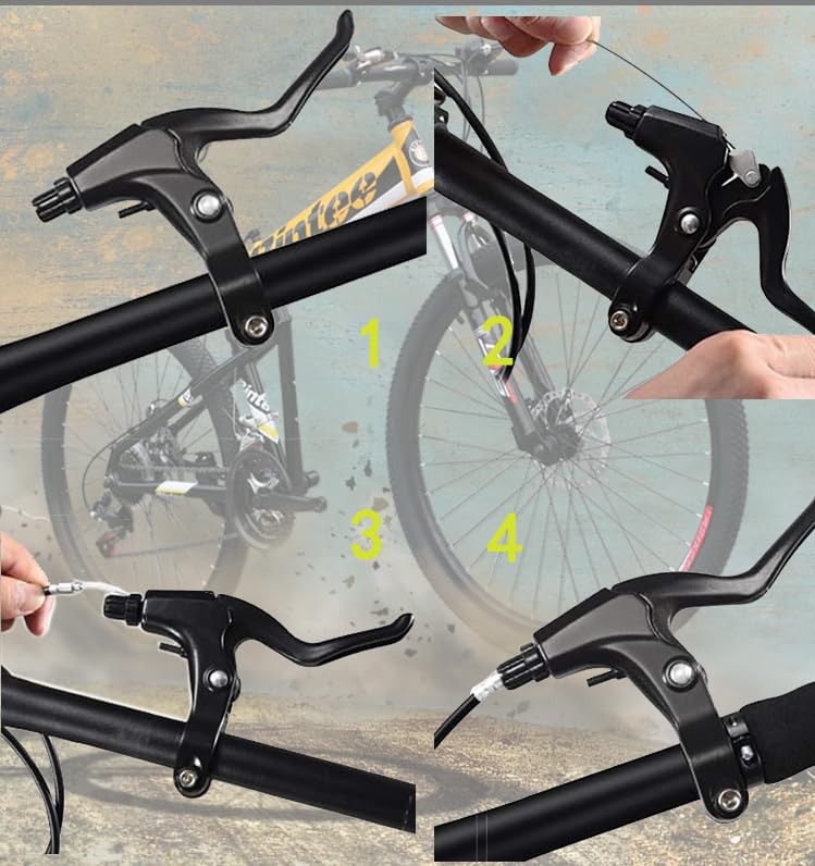 Lightweight Aluminum Alloy Bicycle Brake Levers - 2.2cm Diameter