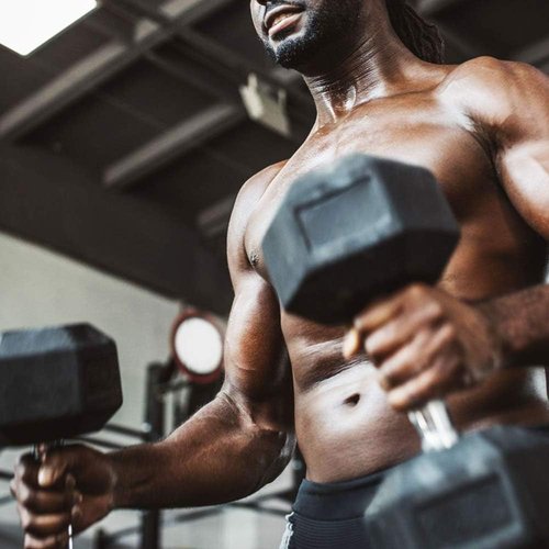 LIFERUN Dumbbells - Rubber Coated Cast Iron Hex Weights | 30-85lb Set of 2 for Home Workouts