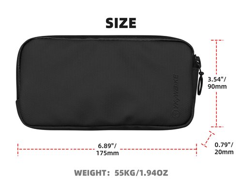 YKYWBIKE Cycling Essentials Case,Waterproof Cell Phone Bag,Bike Tools Kit Pouch for Jersey,Sweat-Proof Cycling Wallet,Dirt-Resistant Bike Pouch Bag