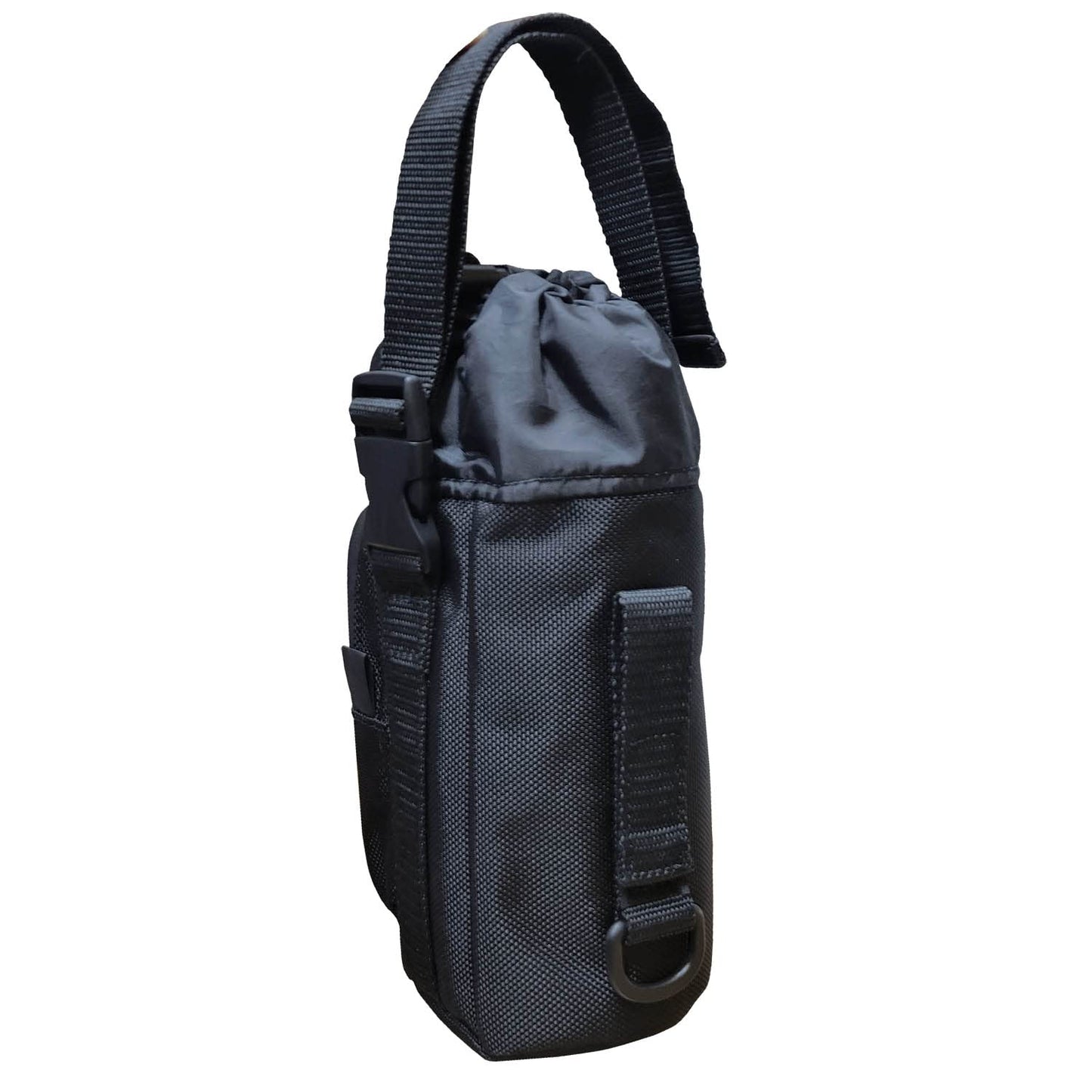 TrailMax 500 Series Water Bottle Horse Saddle Bag; Insulated & Padded Drink Holder; Western & endurance Saddle Water Carrier; Saddlebag w/ 1 Liter Stainless Steel Water Bottle; Black & Sand