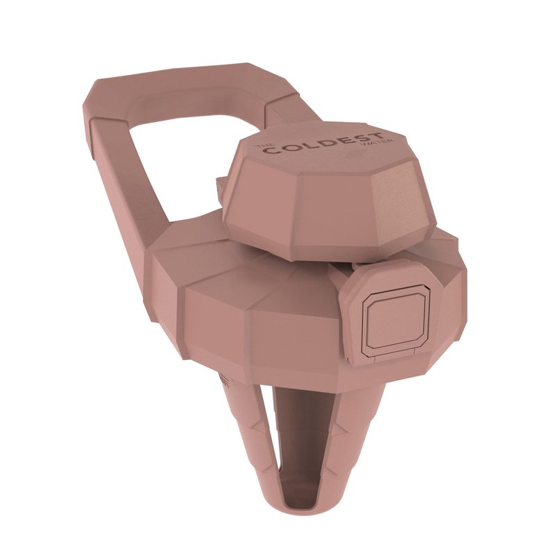 The Coldest Chug Lid and Shaker Lid for Wide Mouth Bottles for Protein Shakes, Healthy Shakes, Gym Lid (Golden Rose, Wide Mouth)