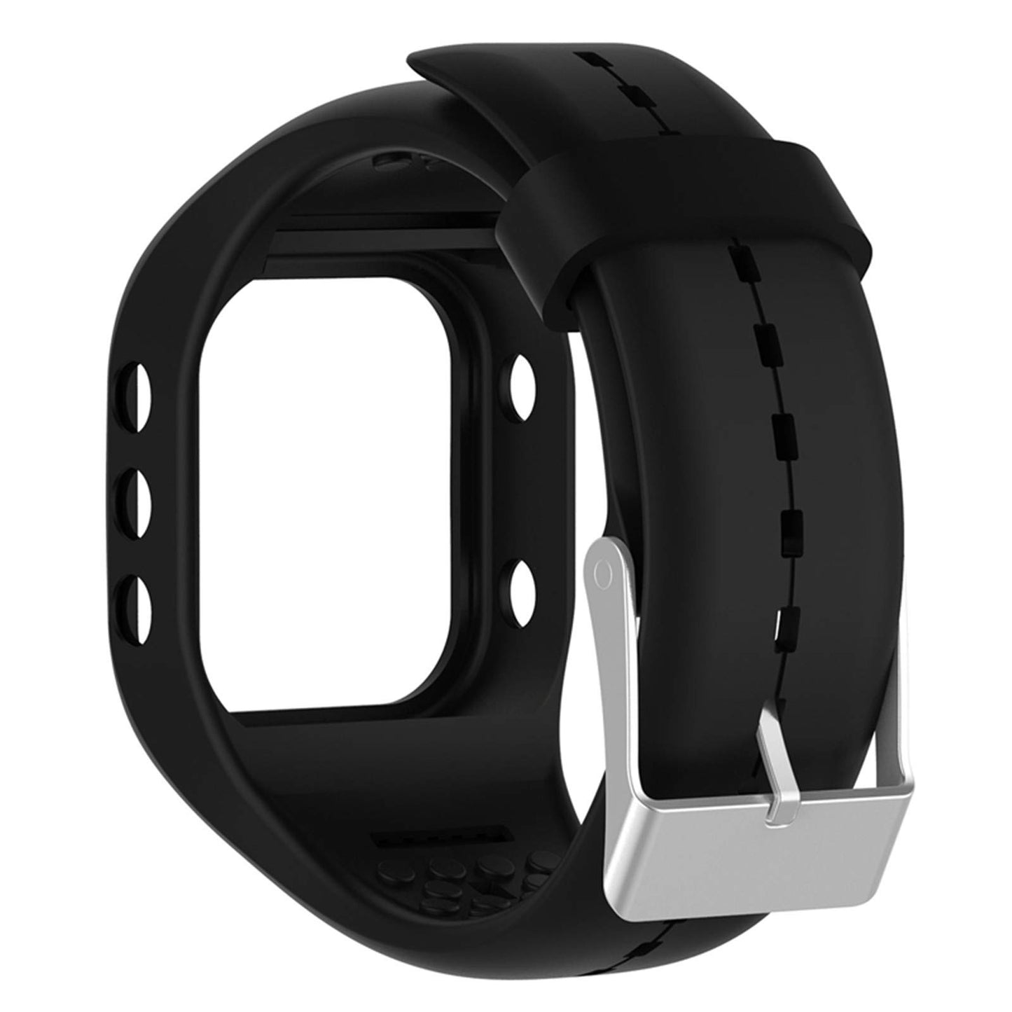 Huwokxix Watch Band Compatible with Polar A300,Adjustable Silicone Sports Strap Replacement Band