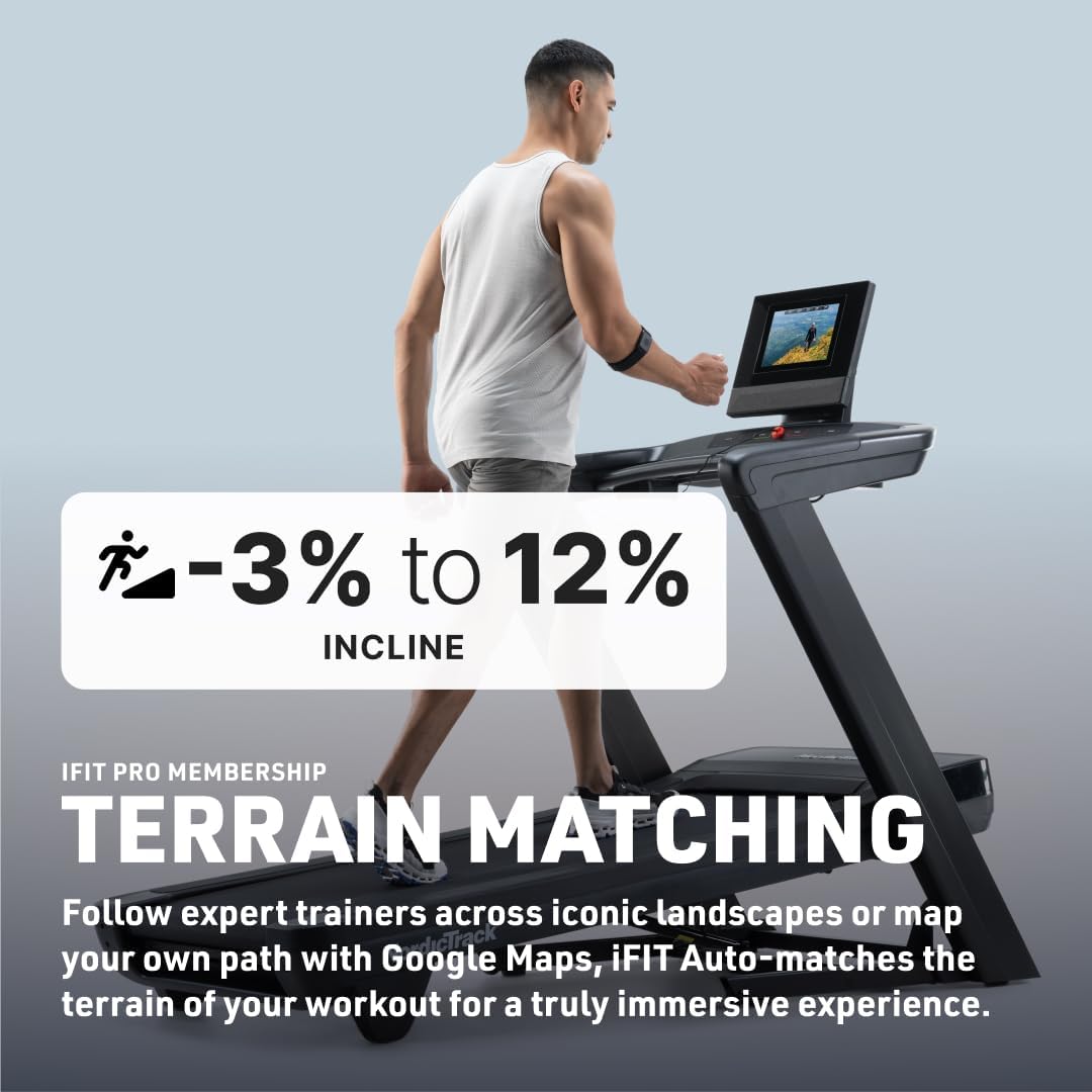 NordicTrack Commercial Series: Premium Foldable Treadmills, Incline & Decline, iFIT Membership Required to Access iFIT Content & Features