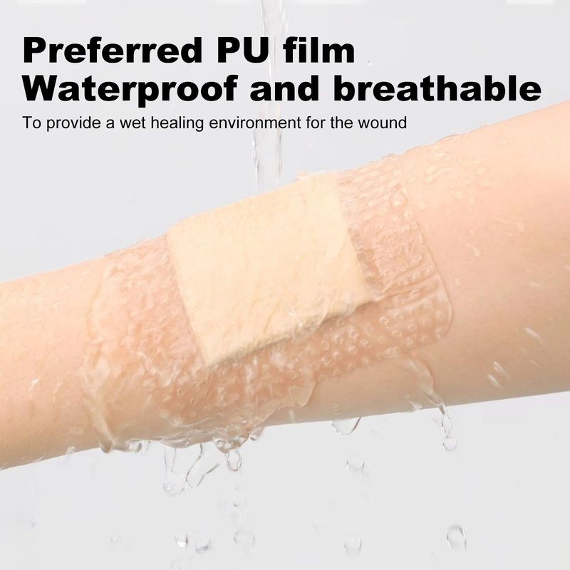 Silicone Foam Dressing 3x3 Gentle Border, Waterproof Silicone Bandages for Wounds Care, Bed Sore Patches, Super Absorbent Wound Dressing, Self Adhesive Pressure Sore Pads (30)