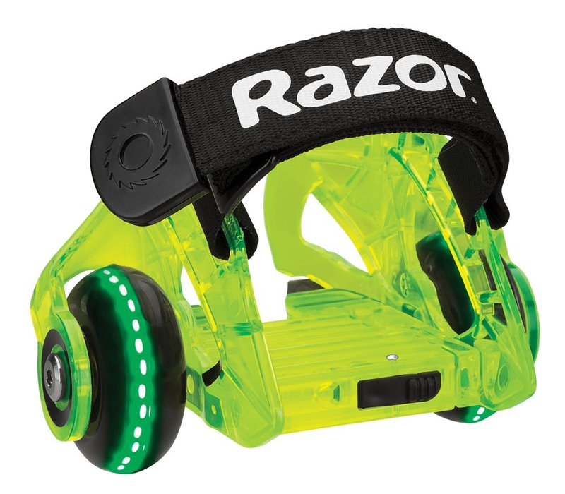 Razor Jetts DLX Heel Wheels - Neon Green - FFP
