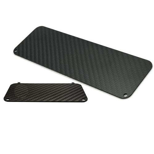 OZ-USA Carbon Fiber Dash Plate and Golf Ball Holder Cover Plate Compatible with EZGO TXT PDS Electric Cart 36V 48V