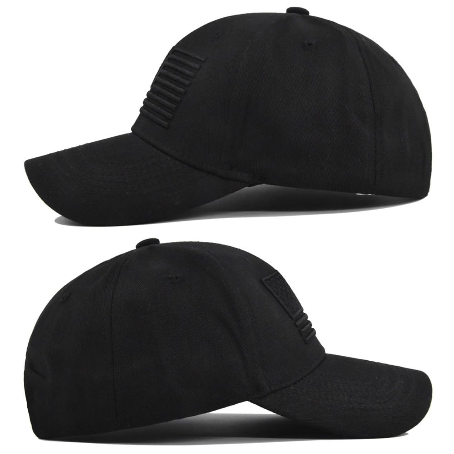 Womens Hats Baseball Caps Mens - American Flag Trucker Hat Unisex Tactical Hat USA Ball Cap Vintage Hats for Men Black