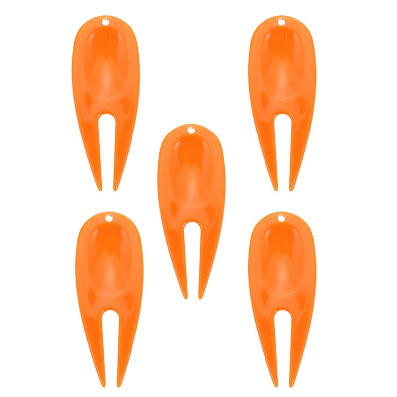 Anneome Golf Divot Repair Tool Bulk 30 Pack 2.75 Inch Lightweight Plastic Golfs Forks for Lawn and Green Maintenance on-Course Accessories