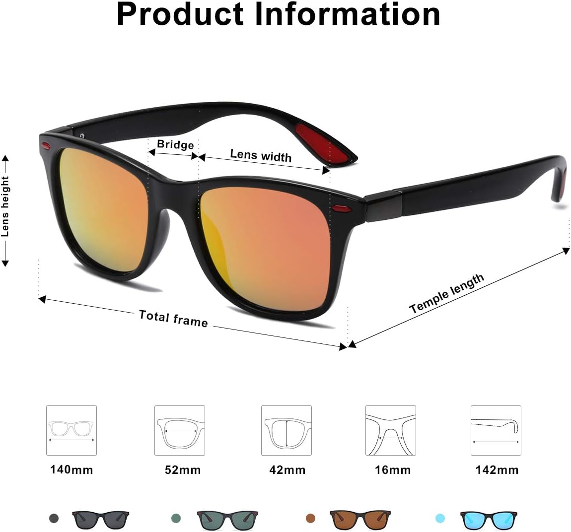SOJOS Polarized Sports Sunglasses - Lightweight TR90 Design for Running, Cycling, Fishing, Golf | SJ2101