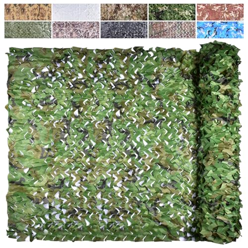 Camouflage Netting Roll - 4.9ft x 3.28ft Woodland Camo
