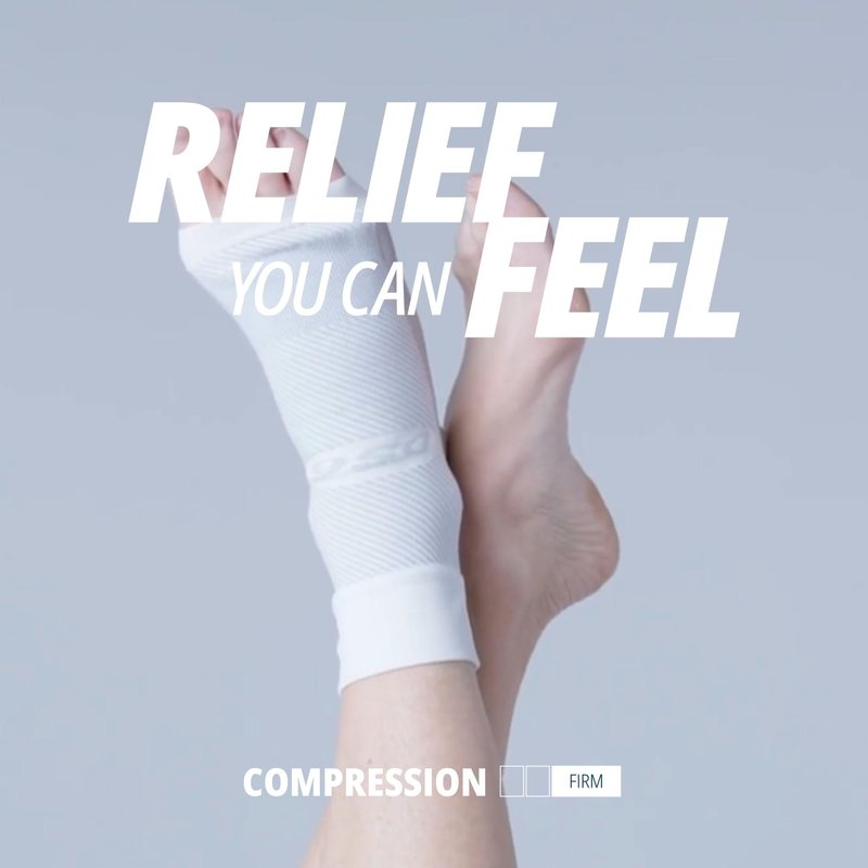 OS1st DS6 Decompression Sleeve – Single Sleeve for Resting Therapy – Moderate to Severe Plantar Fasciitis Relief, Achilles Tendonitis, Heel Pain & Foot Drop Support – Comfortable Night Splint Sock for Men & Women