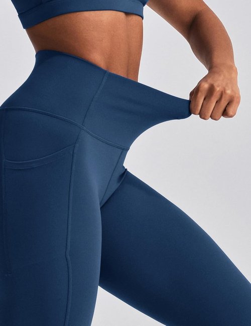K-Swiss Women's Leggings - Soft Stretchy High Waist 25" Yoga Pants with Pockets for Casual Workouts