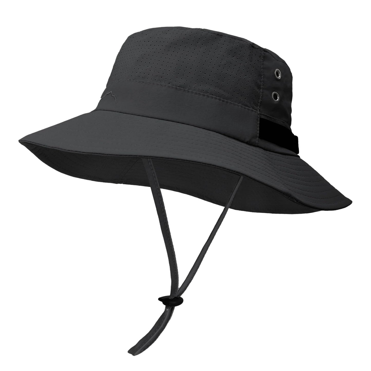 Sun Bucket Hat for Men Women Fishing Beach Safari Hats for Golf Hiking Hunting Outdoor UPF 50+ Black