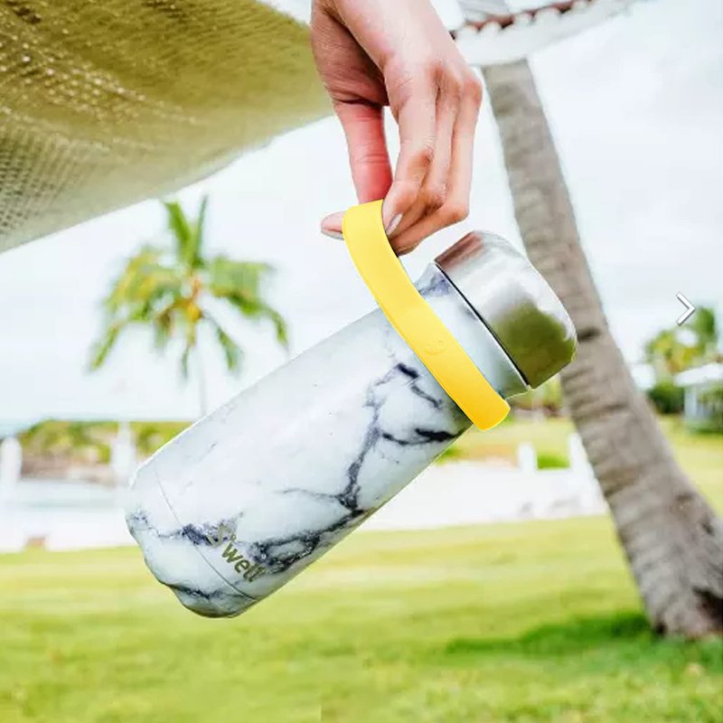 S'well Traveler Handle, Fits All Traveler Sizes, Yellow, Comfortable Carrying On The Go, Flexible Silicone Grip, BPA Free