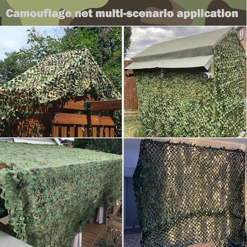 Camouflage Netting Roll - Lightweight, Tear-Resistant Camo Tarp for Hunting, Camping, and Decorations