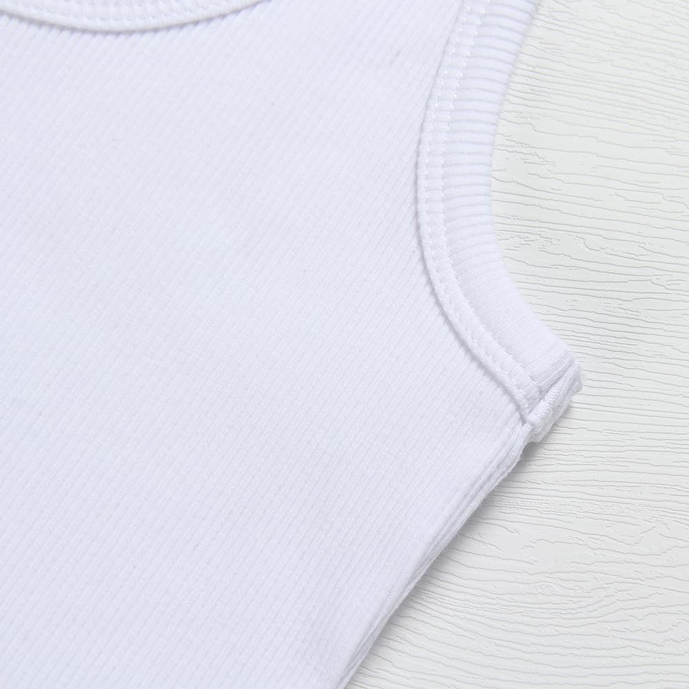 Artfish Women's Fitted Scoop Neck Sleeveless Knit Crop Tank Top - Casual Style for Everyday Wear