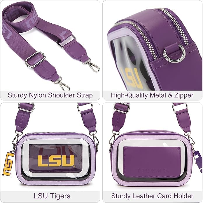 Clear Stadium Bag - Approved Crossbody for Concerts & Events