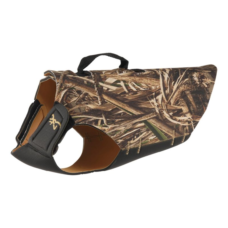 Browning Pet Vest, 5mm, Handle, Neoprene Vest 5mm Handle Large, Realtree MAX-5 (5mm), Large US