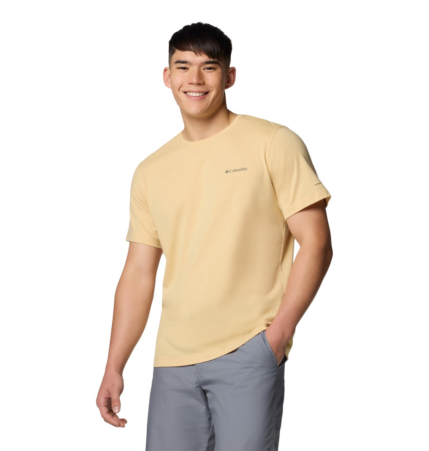 Columbia Mens Thistletown Hills Short Sleeve T-Shirt, Sand Dune Heather, 5X